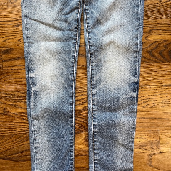 Crewcuts Kids Distressed Denim Jeans Elastic Waistband Size 8/10 - Picture 3 of 9